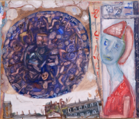 nonue0022.png Herbstvision, 1964. Mischtechnik auf Papier, 38 x 44 cm